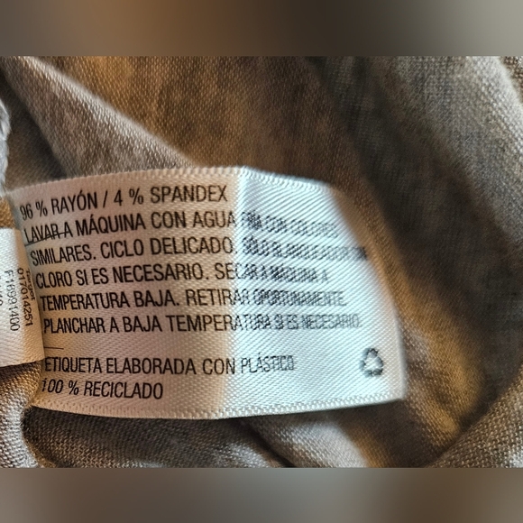 Mossimo Supply Co. Womens Gray Short Sleeve Fit And Flare Top Size XS - Picture 6 of 11